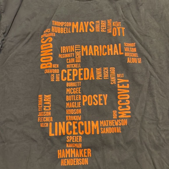 SF Giants players tee - Picture 2 of 4